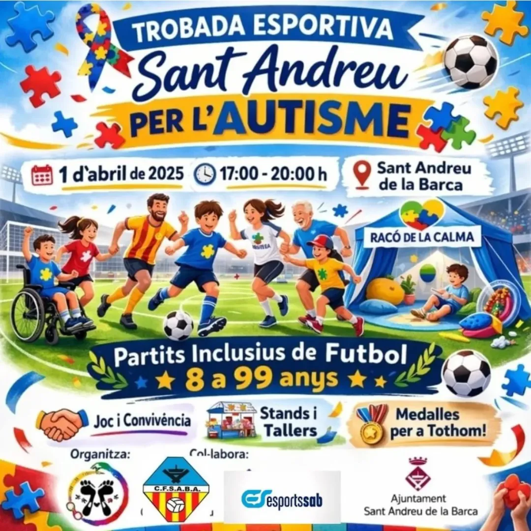 Trobada esportiva Sant Andreu per l'Autisme